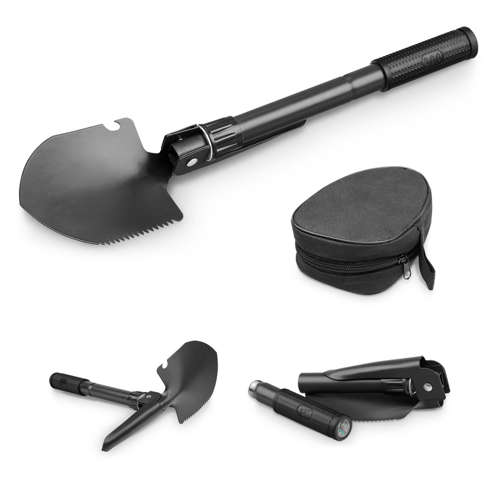 DIG. Metalowa składana saperka z kompasem 94760_set