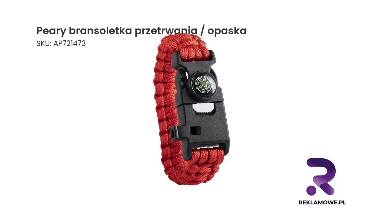 Peary bransoletka przetrwania i opaska survivalowa